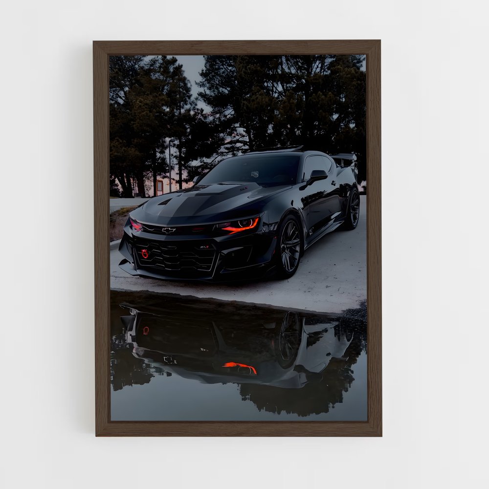 Poster Camaro au Bord du Lac – affiche Chevrolet (vue 5)